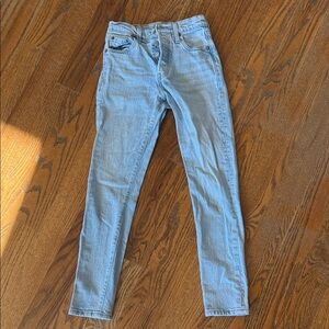 Levi’s 501’s S Light Blue Denim Jeans
